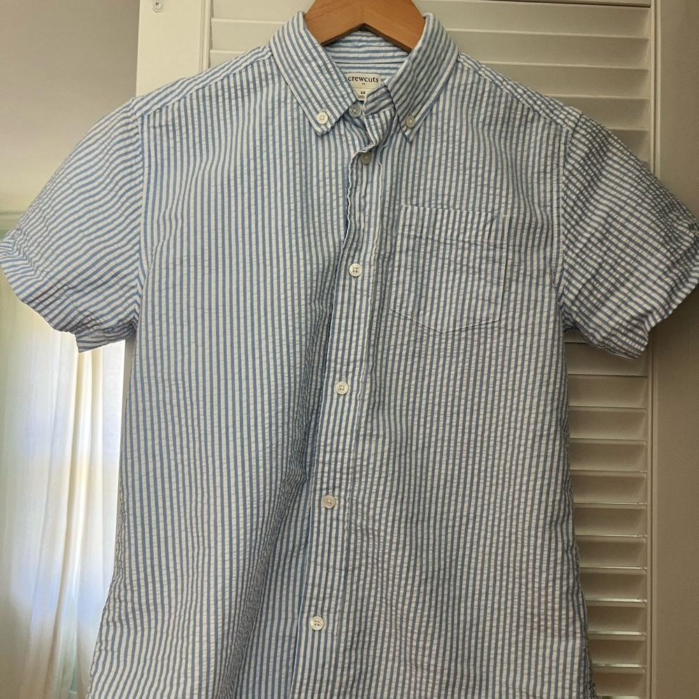 Boys Crewcut Seersucker Shirt